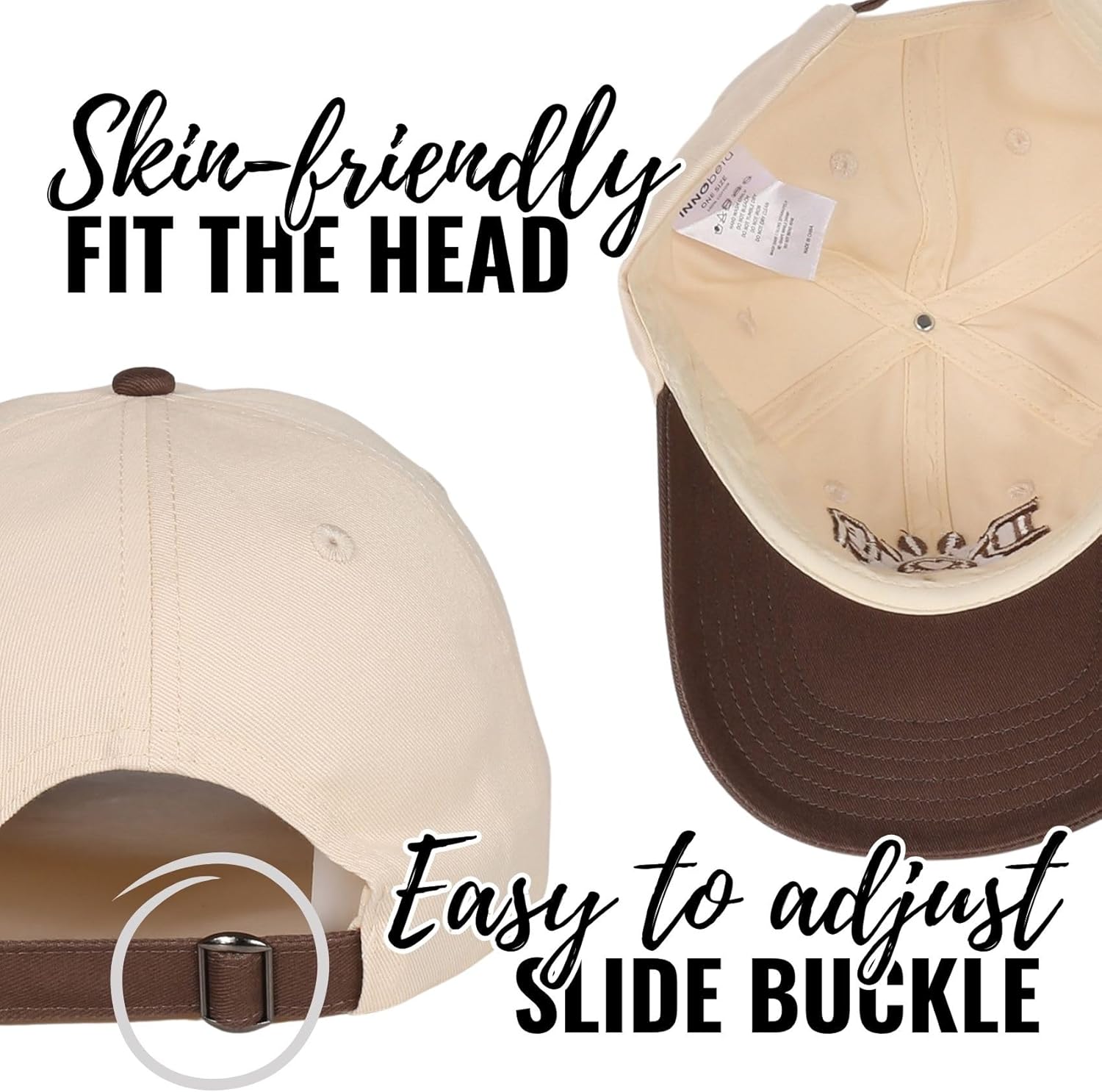 InnoBeta Dog Mom Cap for Women - Funny Adjustable Embroidered Hat Gifts for Birthdays, Christmas - Image 3