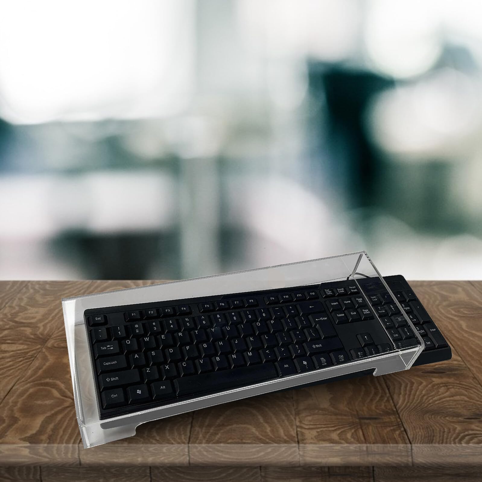 Copertura Tastiera Trasparente in Acrilico Tasti Protezione Antipolvere e Antigoccia Rimovibile e Lavabile per Tastiere Desktop