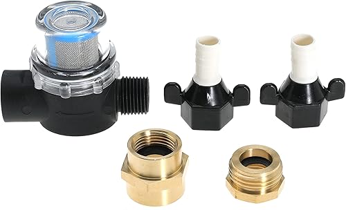 Miniatura 5 de Bomba de diafragma de presión de transferencia de agua dulce de 12 V 55 GPM 70 PSI 208 L bombas autocebantes marinas con adaptadores de manguera de