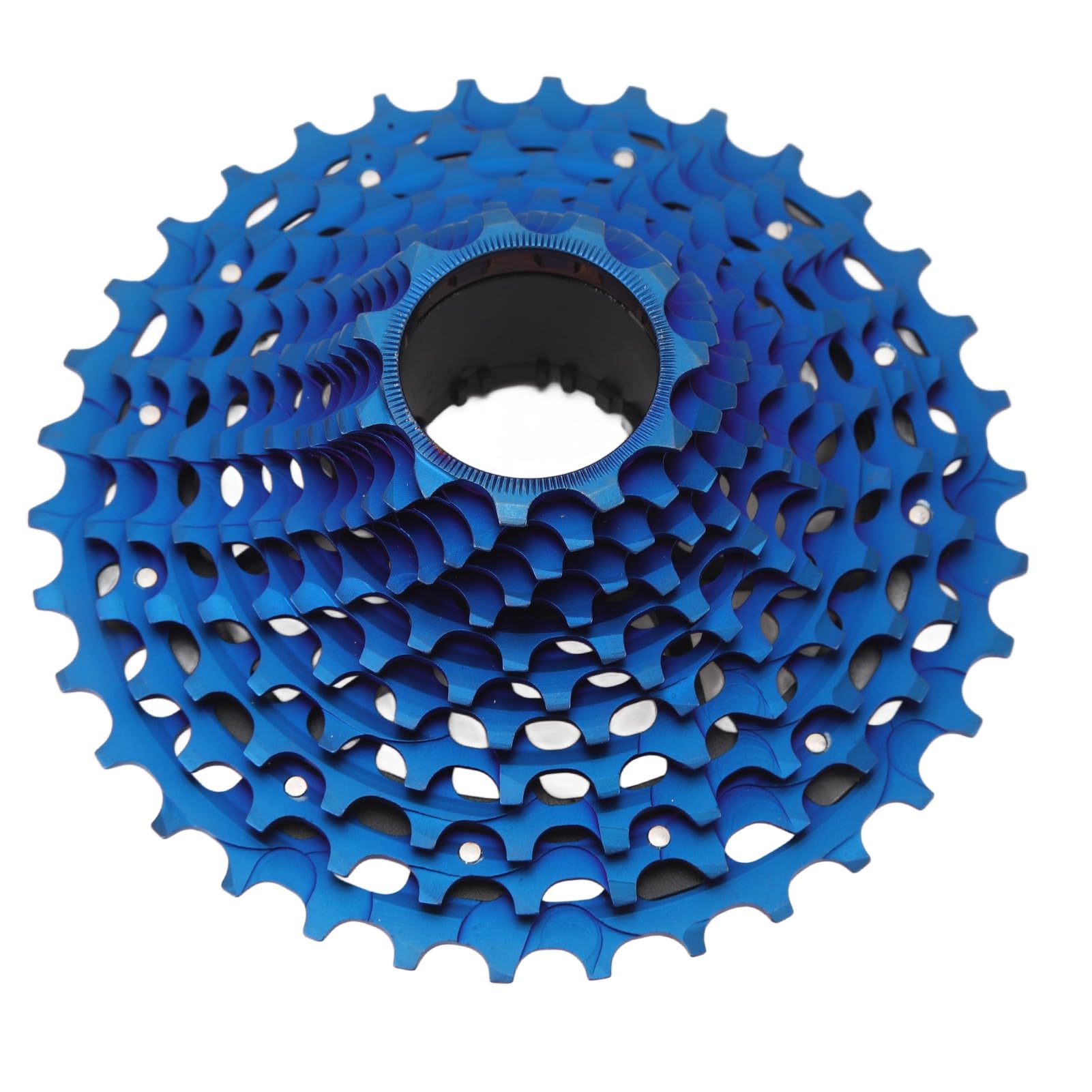 Cosiki Casete de 12 Velocidades, Casete de Bicicleta de Diseño Hueco de Acero de Alta Resistencia Silencioso para Reemplazo