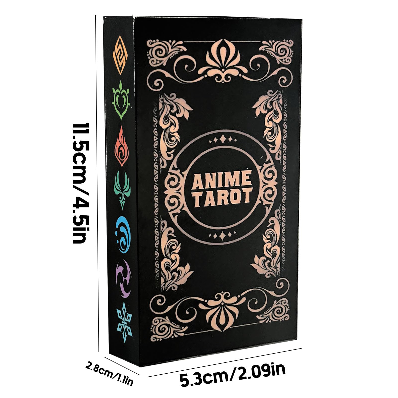 Jeu de cartes de tarot Genshin Impact, jeu de société, ensemble de 56 pièces