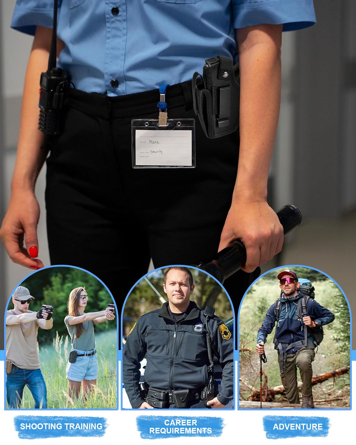 1Pcs Funda Interior Compact, Funda Pistola,Fundas de Armas de Caza Universal, Cinturon tactico,Oculta al Aire Libre Compatible con La Mayoría de Pistolas