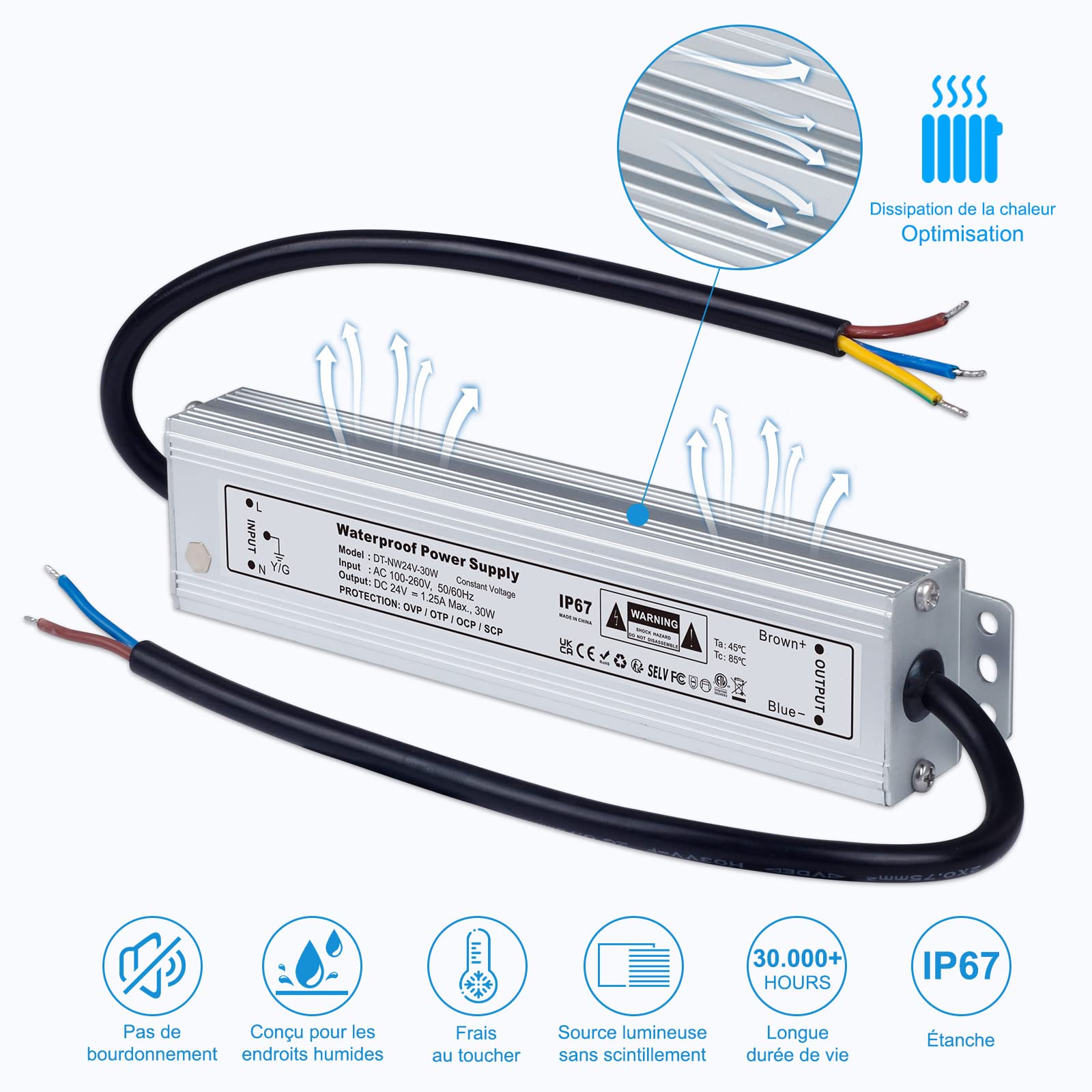 Alimentation Led, Transformateur Led Driver Pour Lumières À Usage