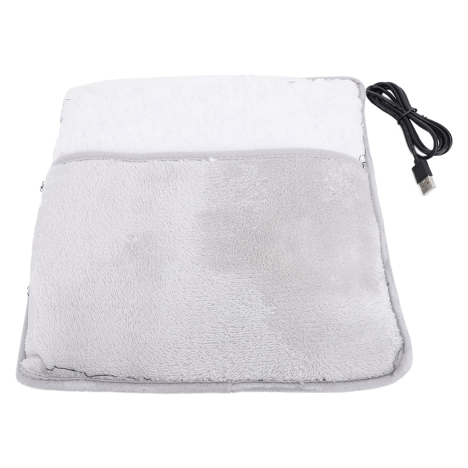 Pieds électriques Chauffage de Chauffage Gris USB Rapide Flannel Flannel Foot Plus pour la Famille Home, Matériau Confortable