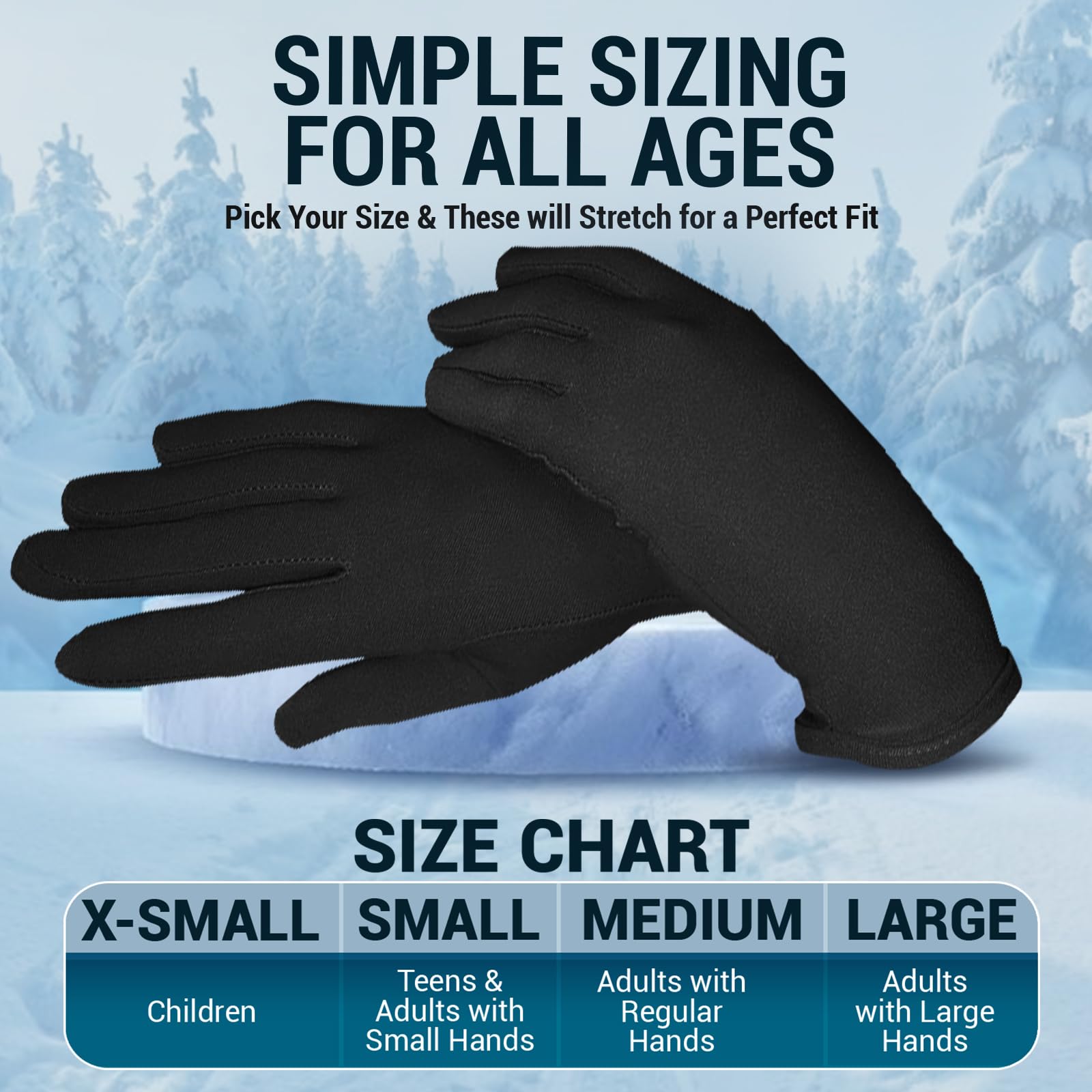 Kami-So Patinaje artístico sobre hielo guantes de competición y práctica con Gel Muñeca Protección - negro -