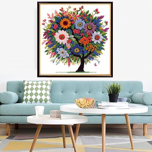 Miniatura 67 de Redxing Kits de punto de cruz estampados, kit de bordado para principiantes y adultos, gama completa de patrones de bordado, kits de iniciación