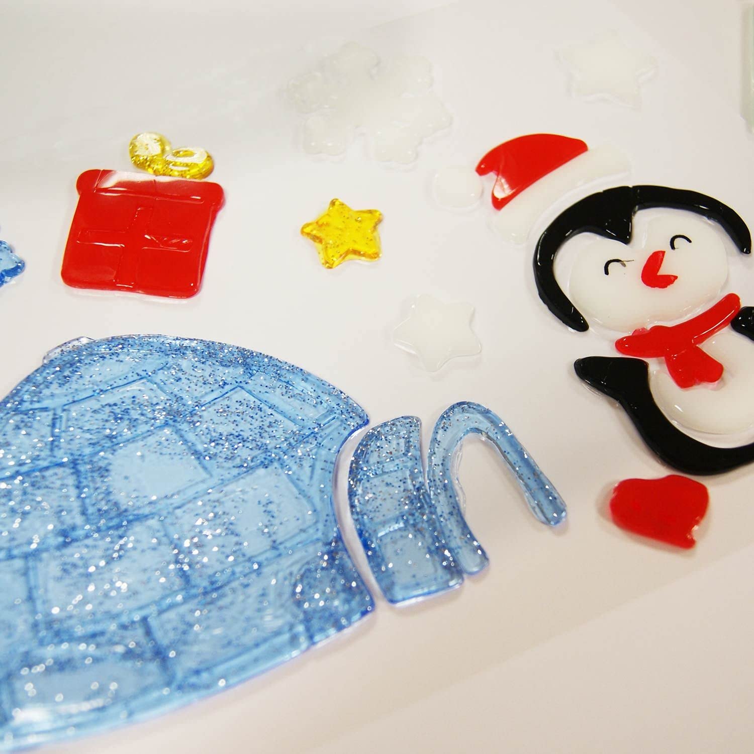 Lot De 12 Bloc-notes Autocollants De Noël Motif Tasses à Thé - Mini Notes Adhésives Avec Pingouins, Bonhommes De Neige - Pour Listes, Cadeaux, Déco