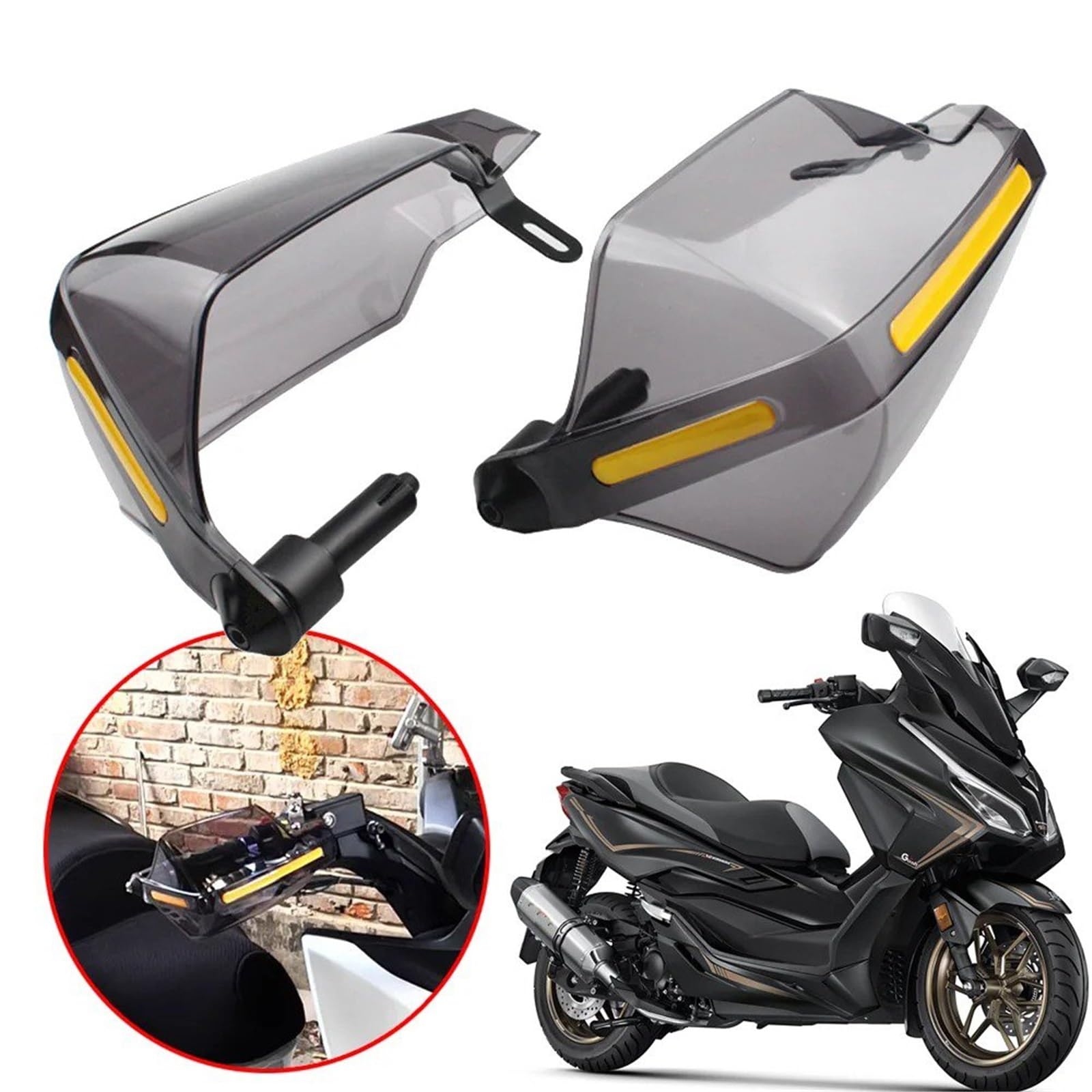 Paramani Per Royal Per Enfiel Per Himalayan 400 411 Protezione Manubrio Moto Protezione Mani Protezione Mani Antivento Paramani Moto(B2)