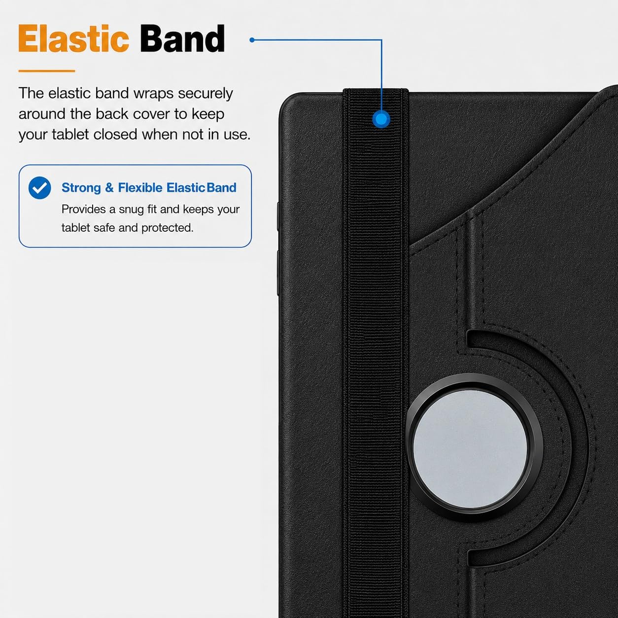360 Rotate Flip Cover for Motorola Moto Pad 60 Neo (11" INCH) — Amazon image 5
