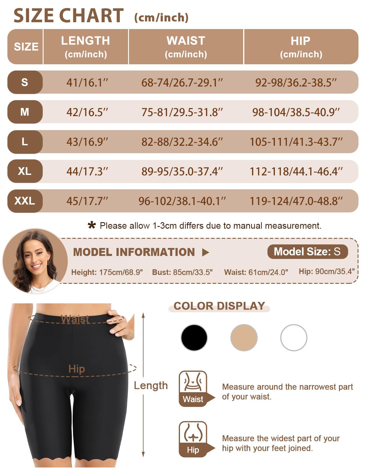 UMIPUBO Bragas Mujer Leggings Cortos Boxer Pantalones Cortas de Seguridad antirozaduras Bragas Pack de 3 Invisibles de Cintura Alta Shorts Pantalones
