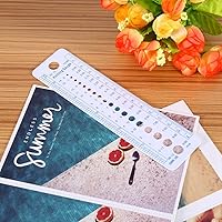 Vista 2 de Regla, calibre de tejer tamaños de calibre de 0.079 in a 0.394 in