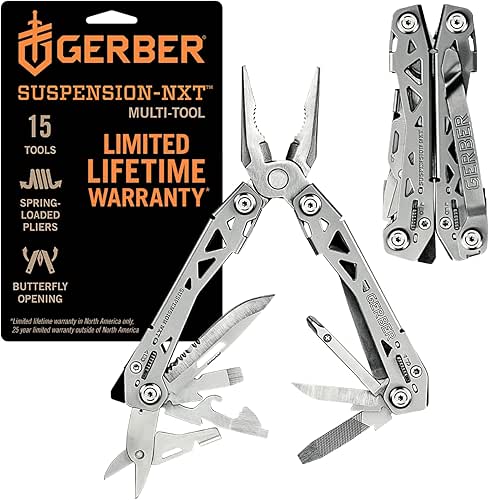Gerber Gear Suspension-NXT 15-in-1 EDC Multi tool with Pocket Knife,