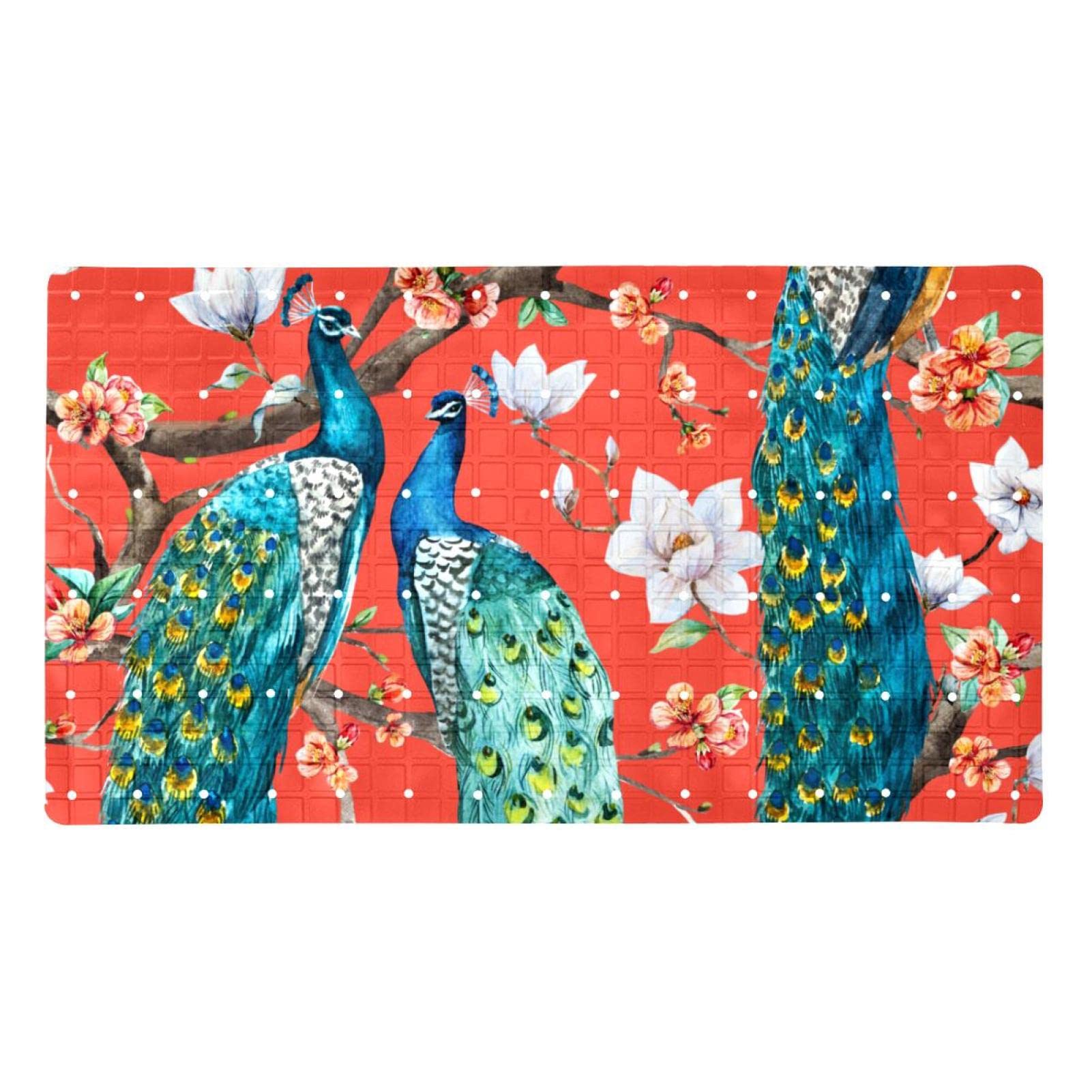 Tapis de douche antidérapant sans BPA pour baignoire sûre