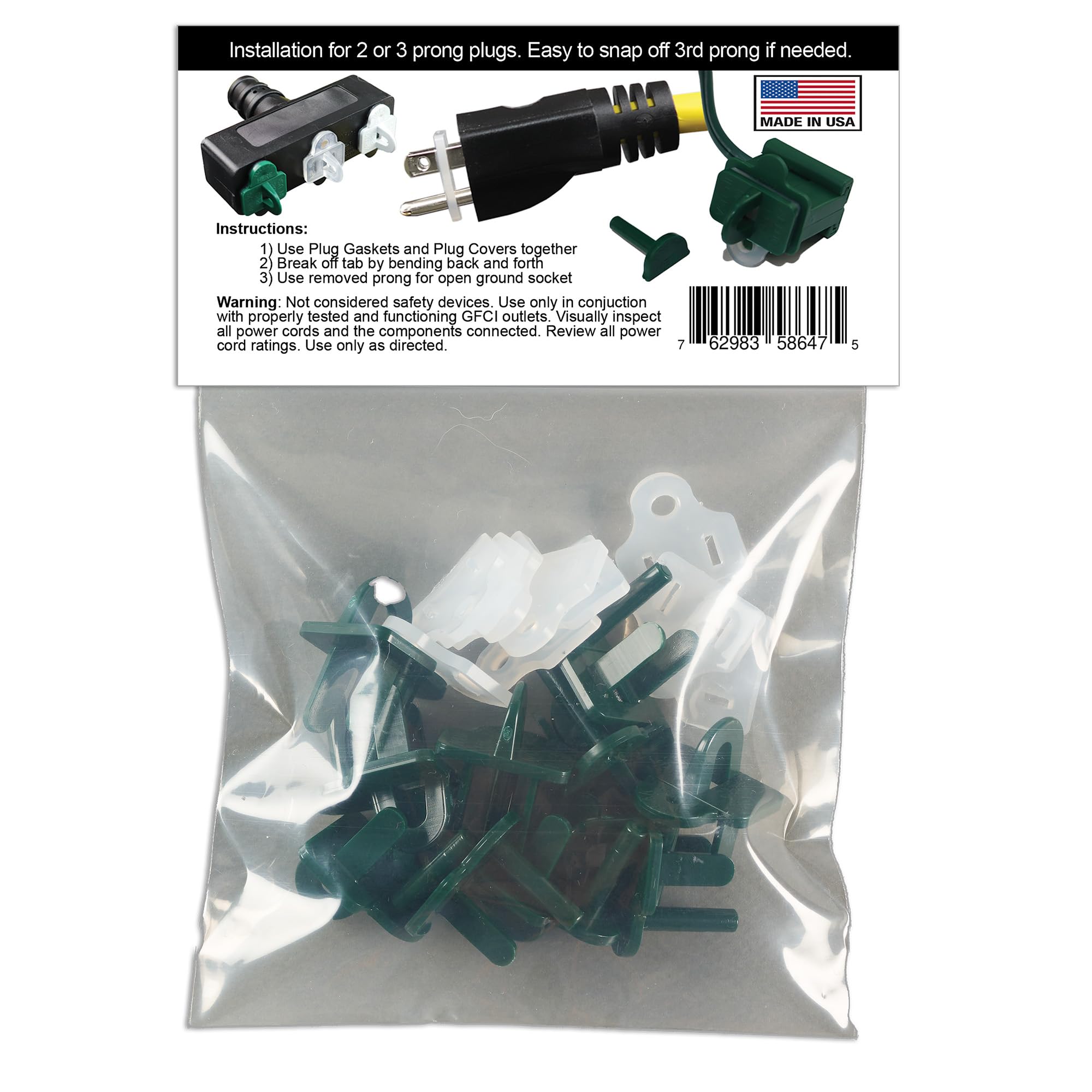 Outdoor Outlet Protector Outdoor/Indoor GFCI Protector, Christmas String Light Installation, Waterproof Extension Cord Gasket Electric Plug Covers Stop GFCIs From Tripping (White, Qty 50 Christmas Light Cord Protector Outdoor Outlet Protector Outdoor/Indoor GFCI Protector, Christmas String Light Installation, Waterproof Extension Cord Gasket Electric Plug Covers Stop GFCIs From Tripping (White, Qty 50 Christmas Light Cord Protector