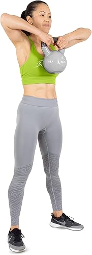 Miniatura 3 de ProsourceFit Pesas rusas de hierro fundido recubiertas de vinilo para entrenamientos de fitness de cuerpo completo