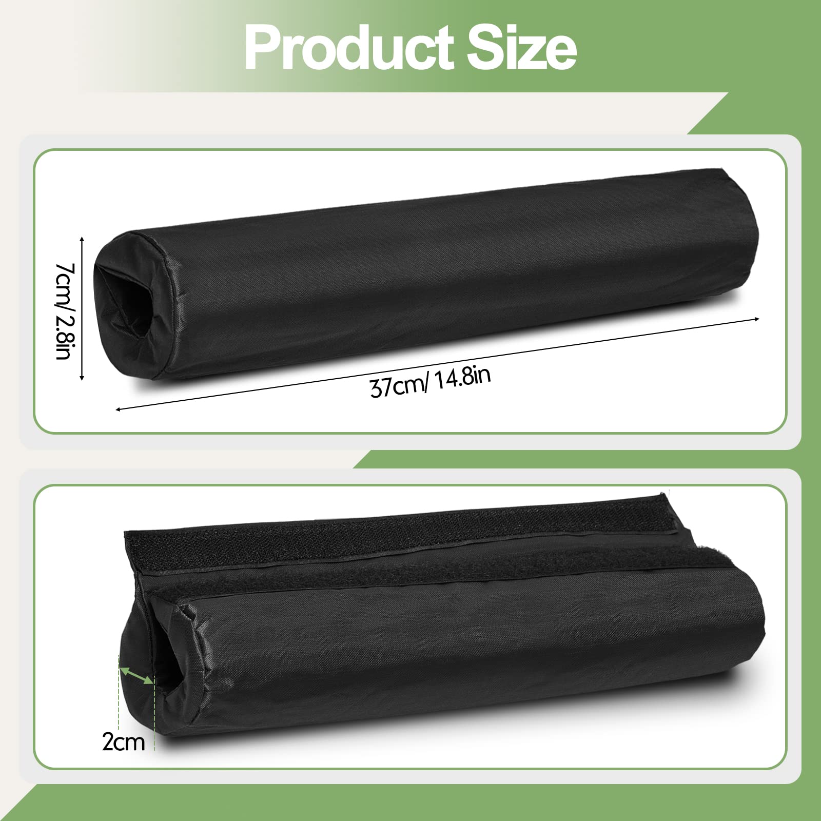 3 piezas de cojín para silla de gravedad cero para reposapiés universal plegable reclinables, accesorios para reposapiés acolchado para patio, césped, campamento al aire libre, uso alto 2