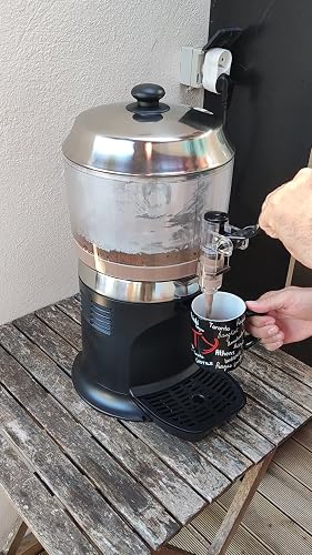 Chocolatière Saro Nina 5L - Chauffage Chocolat Liquide | Agitateur Intégré | 1100W Noir