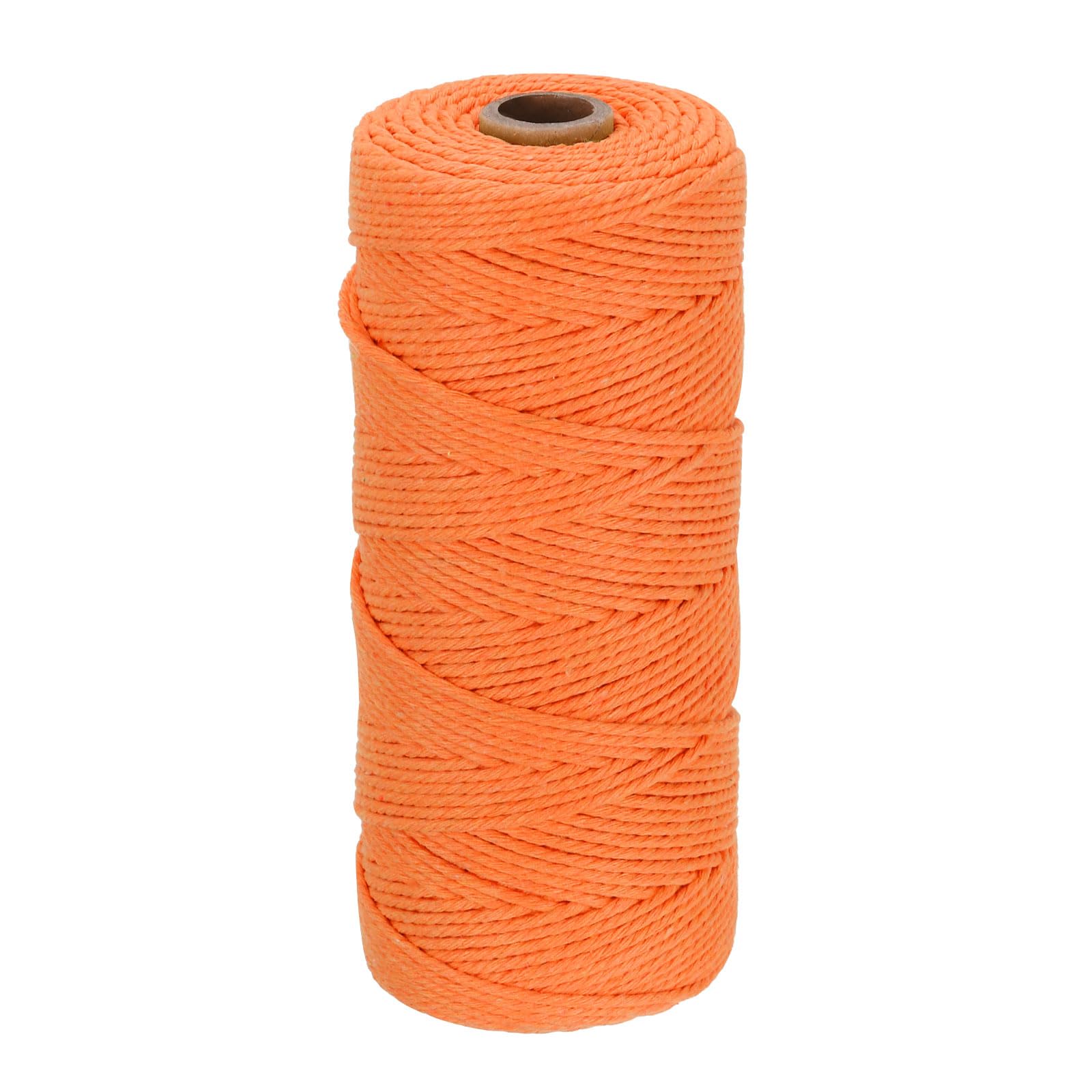 DMiotech 2mm x 170M (186 Yard) Orange Natural Cotton Macrame Rope