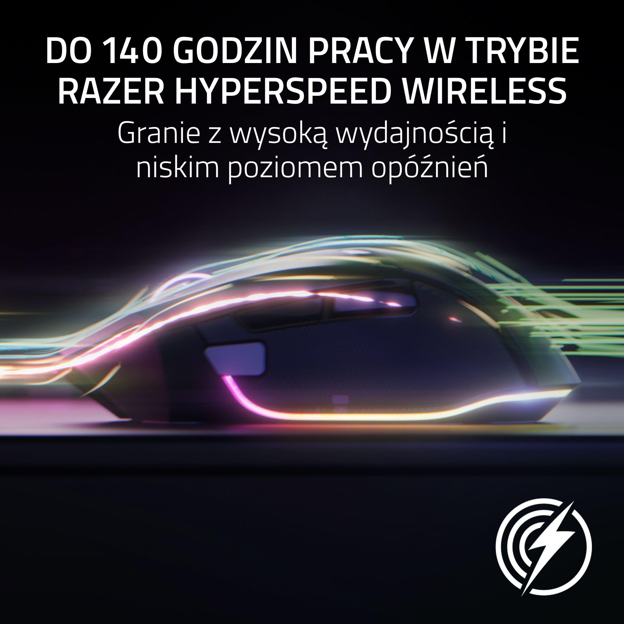 Razer Basilisk V3 Pro 35K Phantom Green Edition - pełni konfigurowalnej bezprzewodowej ergonomicznej myszy do gier RGB - 4-kółko przewijania - czujnik 35K DPI - 13 przycisków | Phantom Green
