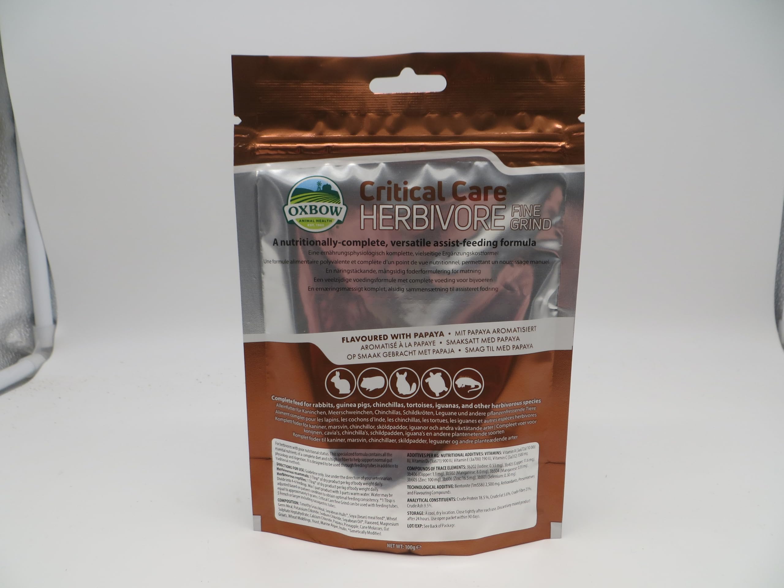 Oxbow Critical Care Fine Grind - Doppelpack - 2 x 100g