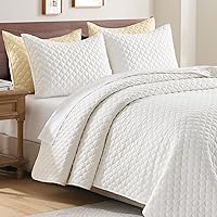 Vista 27 de HORIMOTE HOME Edredón Tamaño Twin Azul Aguamarina, Edredón Ligero para Verano de Microfibra Ultra-Suave Estilo Moderno Acolchado con Patrón de Nubes