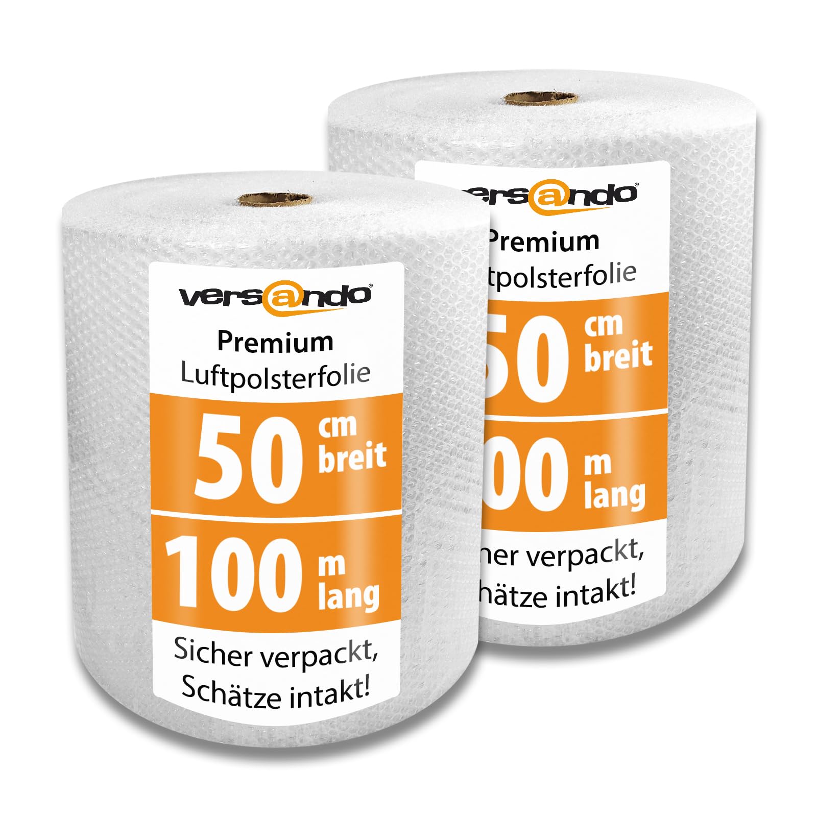 versando 4 envoltorios de burbujas de plástico de 50 m x 0,75 m, embalaje | para mudanzas, papel de burbujas de 2 capas