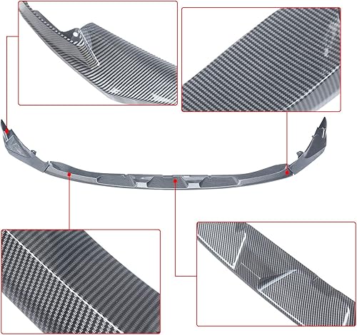 Miniatura 4 de NINTE Borde delantero para BMW G80 M3 G82 M4 ABS estilo fibra de carbono pintado 3 piezas MP estilo 2 puertas 4 puertas parachoques delantero