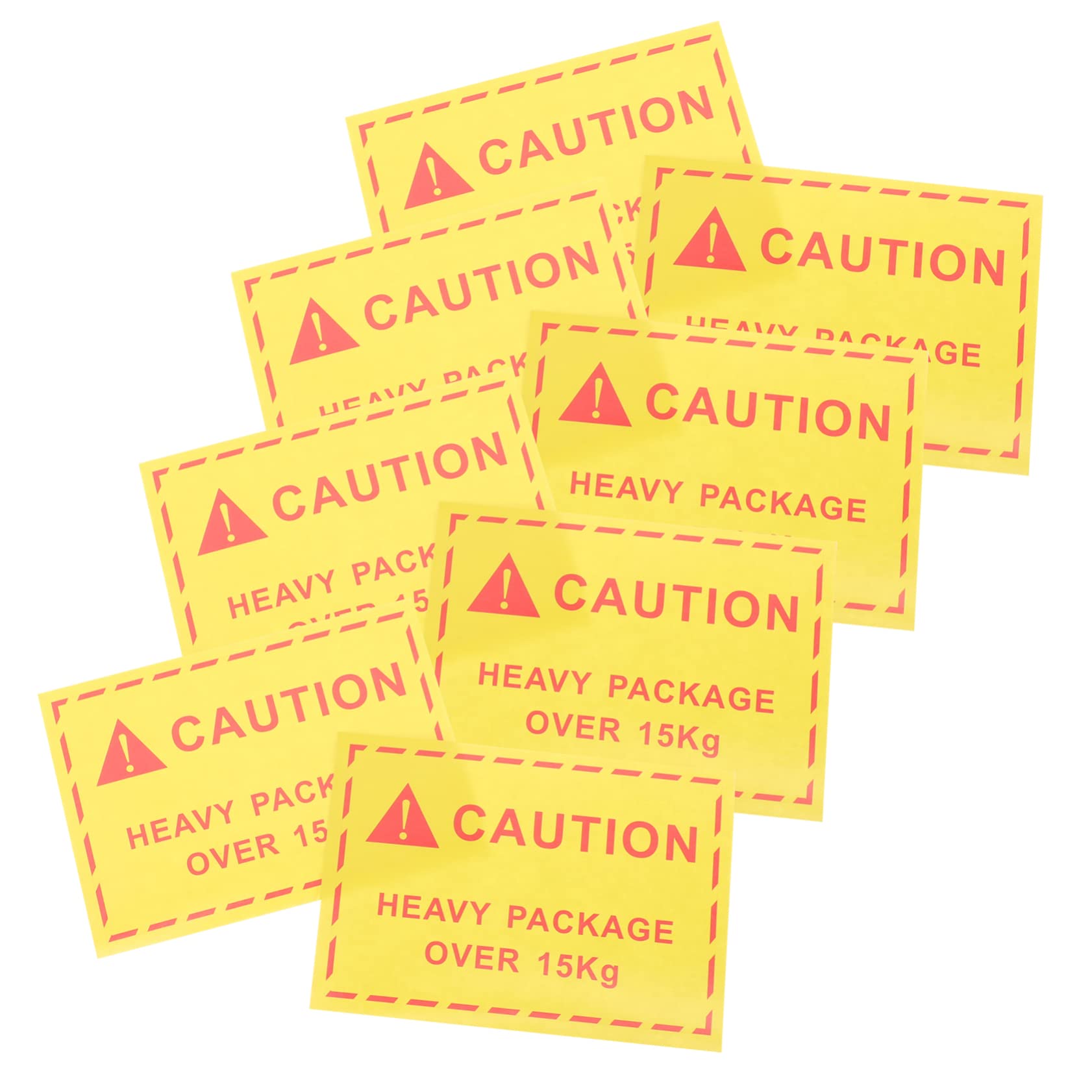 PLAFOPE Lot De 3 Étiquettes Adhésives Davertissement Pour Objets Lourds Pour Manutention Spéciale Expédition 100 Pièces X 3