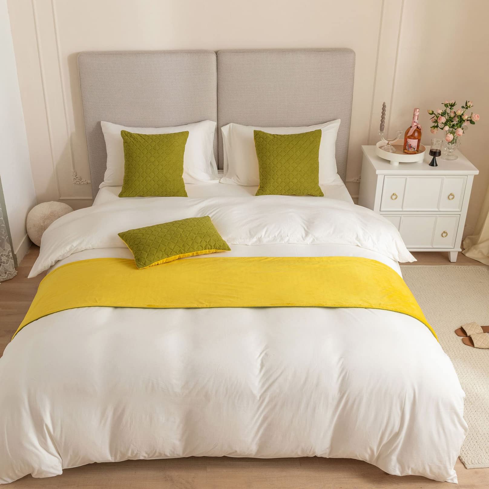 Luxuriöses Samtkissen, einfarbig, für Bett, Wohnzimmer, Sofa, Schlafzimmer, Stuhl, Autositz, 30 x 50 cm, dekoratives Kissen mit Reißverschluss