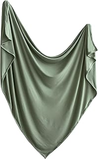 mushie Stretchy Baby Swaddle Blanket | Extra Soft & Snug Fit | 47