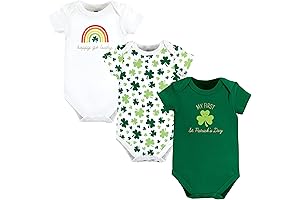 Hudson Baby Baby St. Patrick's Day Cotton Bodysuits