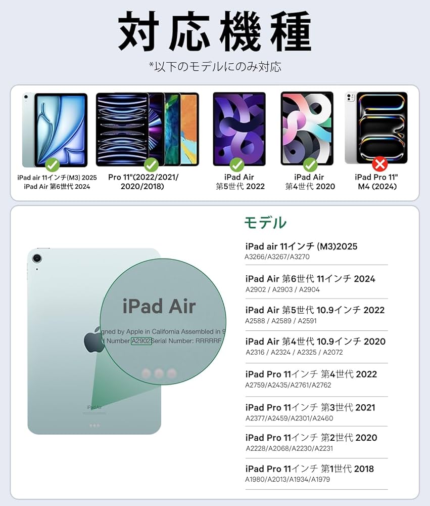 Amazon.co.jp: Earto iPad Air 11（M2M3）54 世代キーボードiPad Pro 11  （2022202120202018モデル）キーボード付きケース タッチパッド付き 7色バックライトBT キーボードカバー 脱着式 多角度調整  耐久性 ...