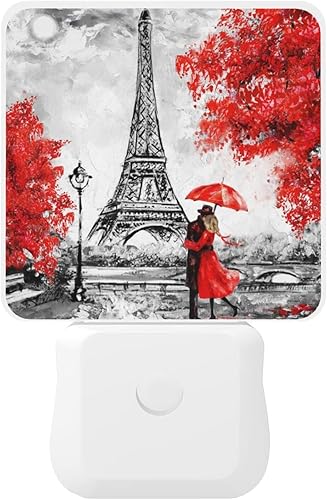 Miniatura 9 de Luces nocturnas de París enchufables a la pared luces nocturnas LED decorativas con sensor inteligente del atardecer al amanecer para dormitorio