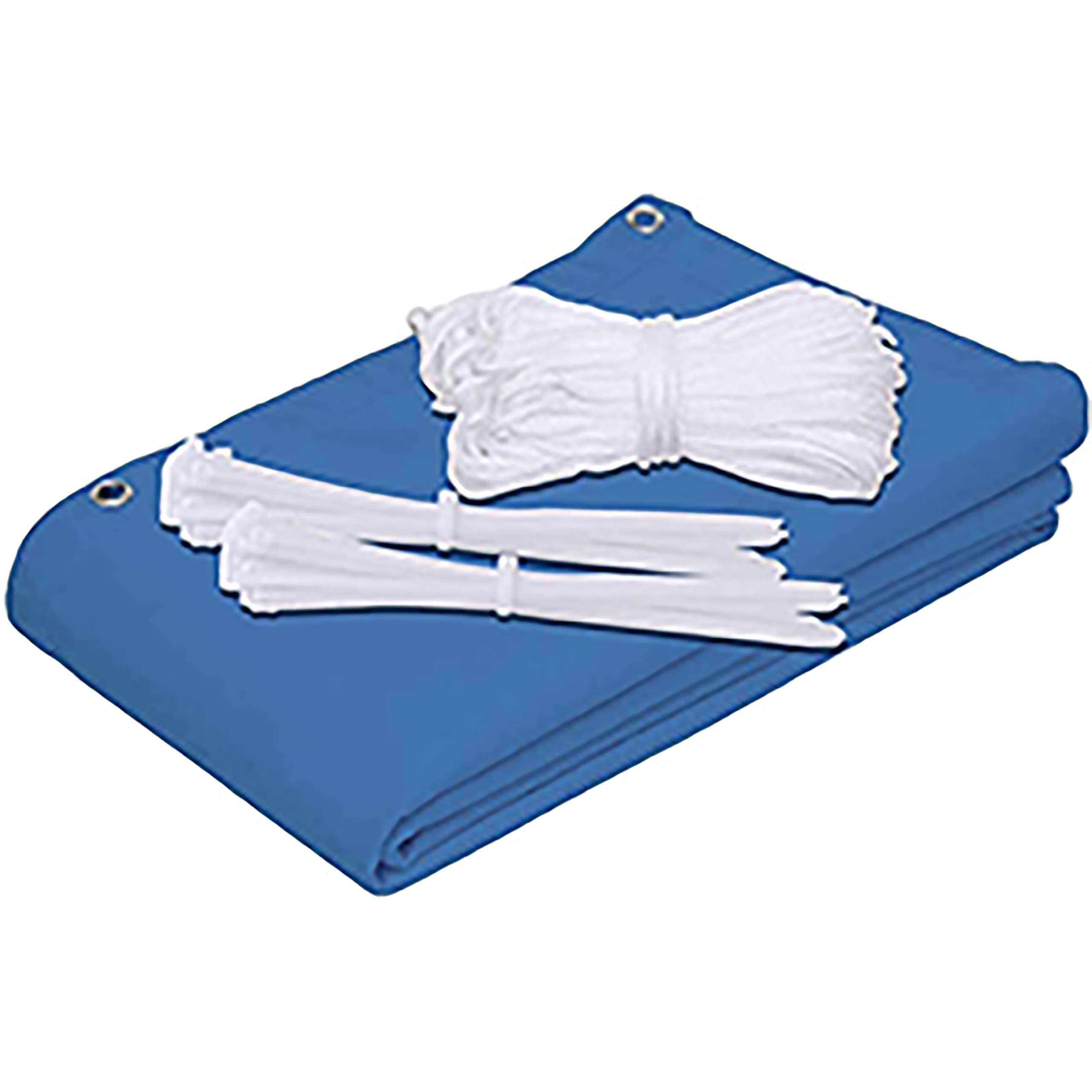 Telo frangivento per balconi Rete Ombreggiante Frangivento, 160/㎡, Resistente a Los rayos UV, per Ringhiera Protezione Balcone - Blu 0.5x5.5m