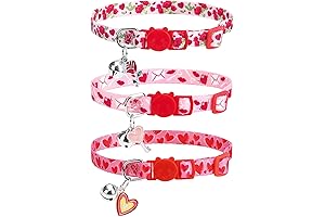 Be Mine and Purrfect - Valentine's Day Cat Collar Set