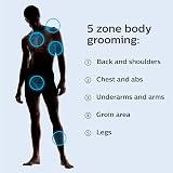 Philips Norelco Bodygroom Series 1100, BG1026/60, Showerproof Body Hair Trimmer and Groomer for Men