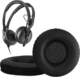 kwmobile 2X Ohr Polster für Sennheiser HD25 / HD25-1 II / HD250BT Ohrpolster - Ersatz Ohrpolster - Kopfhörer Ersatzteile - Kopfhörer Ersatzpolster für Over Ear Headphones