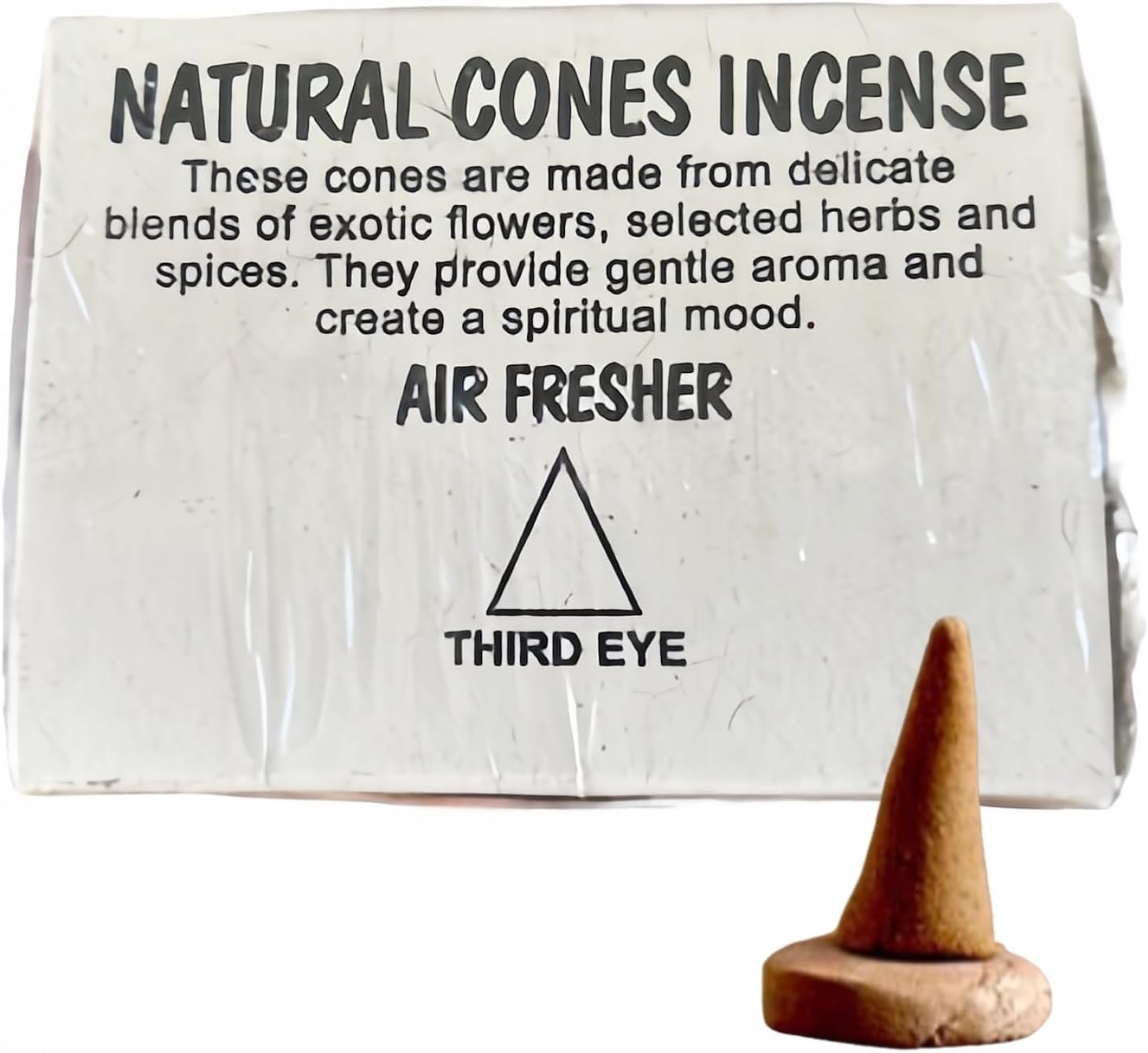 Fay Bless Handmade Cone Incense from Nepal 2 Packs (Eye of Shiva)