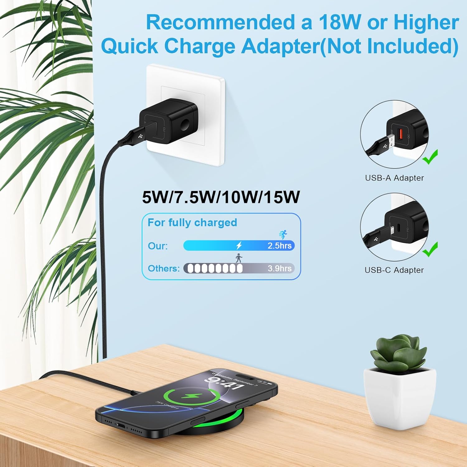 Rev Up Your Charging: The Fast Wireless Charging Pad for Samsung & More!
