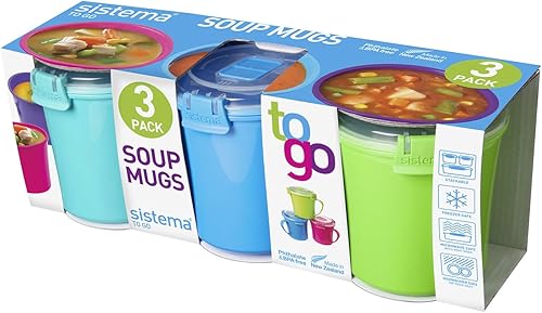 Sistema Juego de 3 tazas de sopa