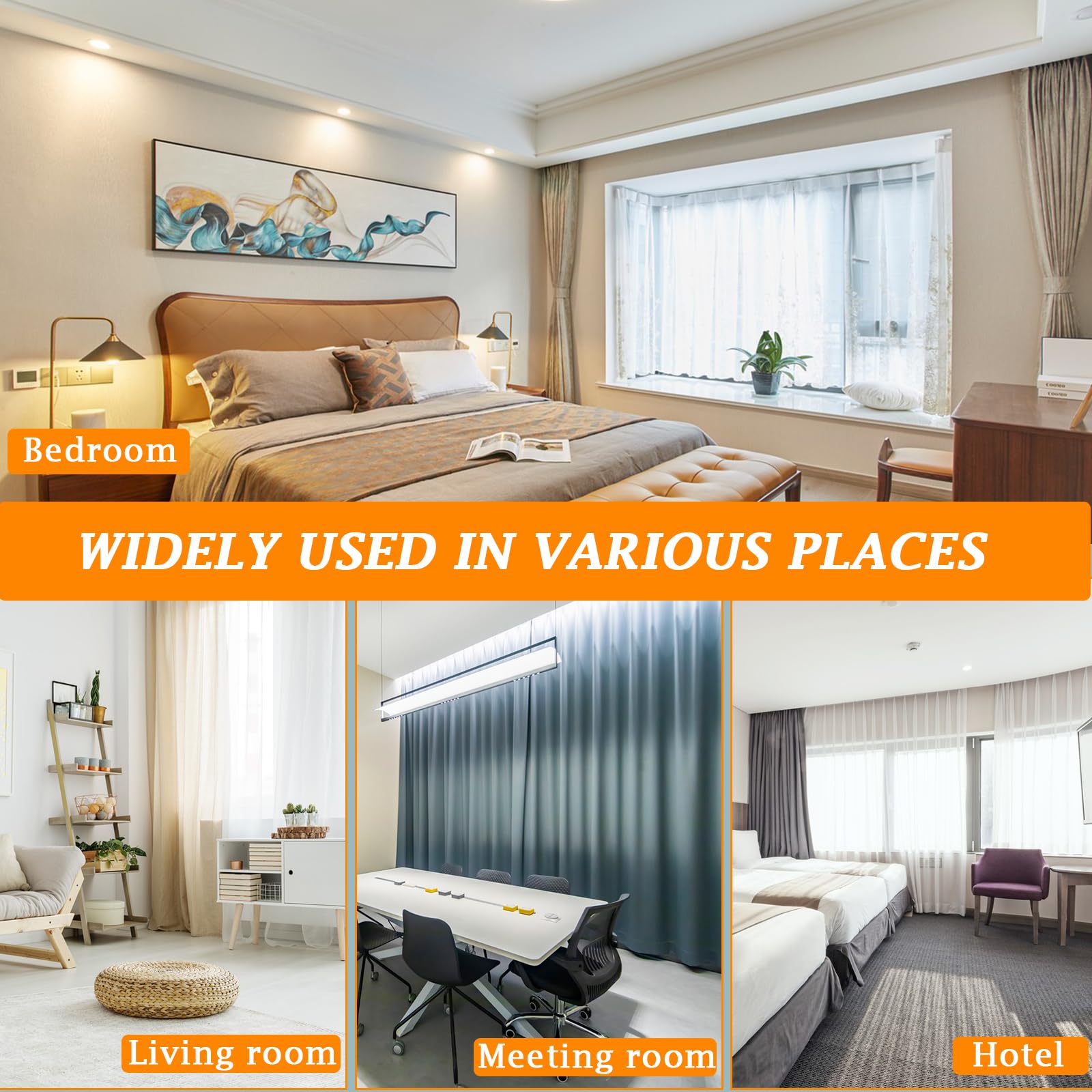 Crochets De Rideaux En Forme De L, Embrasses De Rideaux Modernes Retenues De Fenetre 2 Pieces Auto Adhesives Pour Salon Chambre Maison 97440869