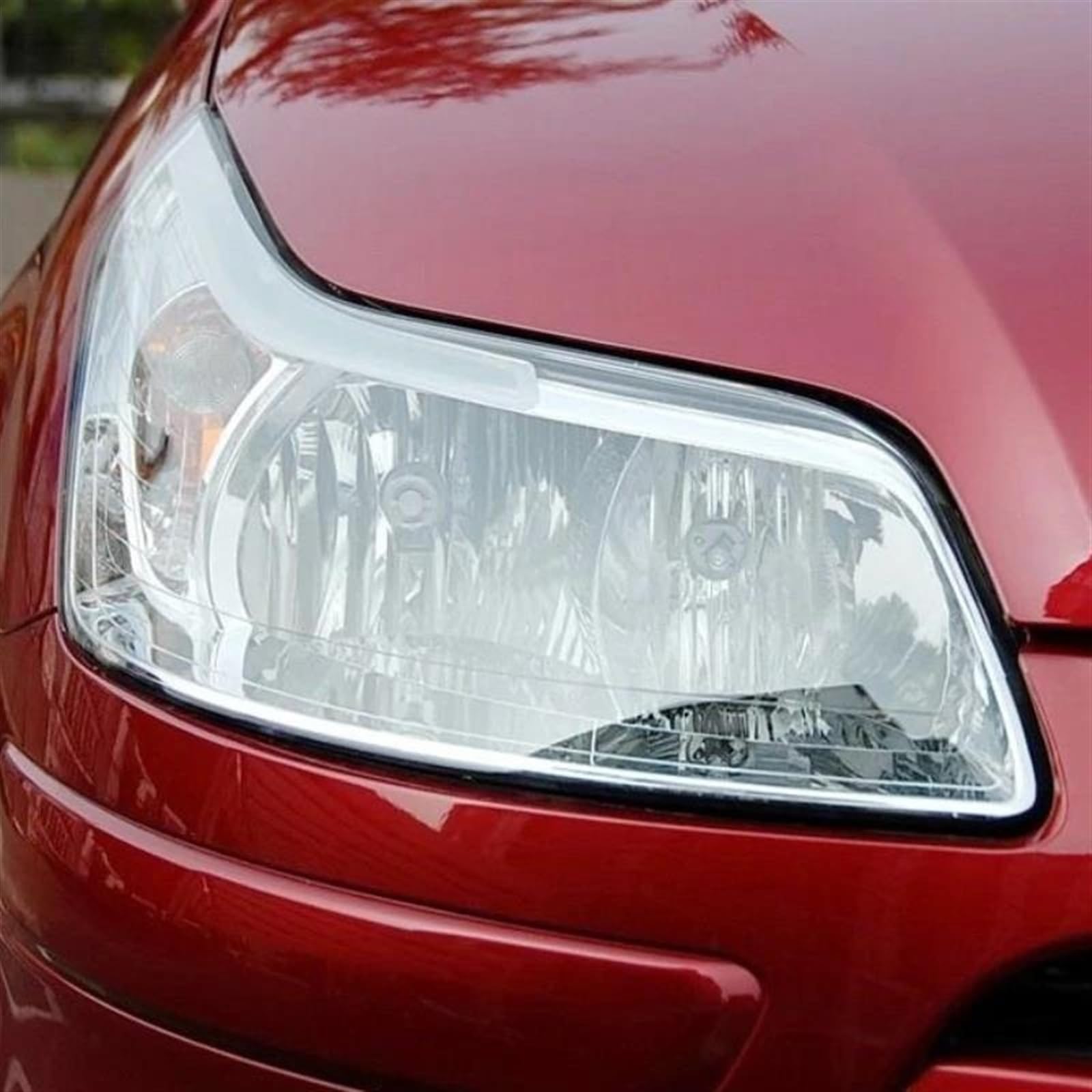 Cache De Phare Pour Citroën C4 2008-2011 - Coque Transparente En Polycarbonate - Remplacement Lentille Phare Avant Gauche Ou Droit - 3