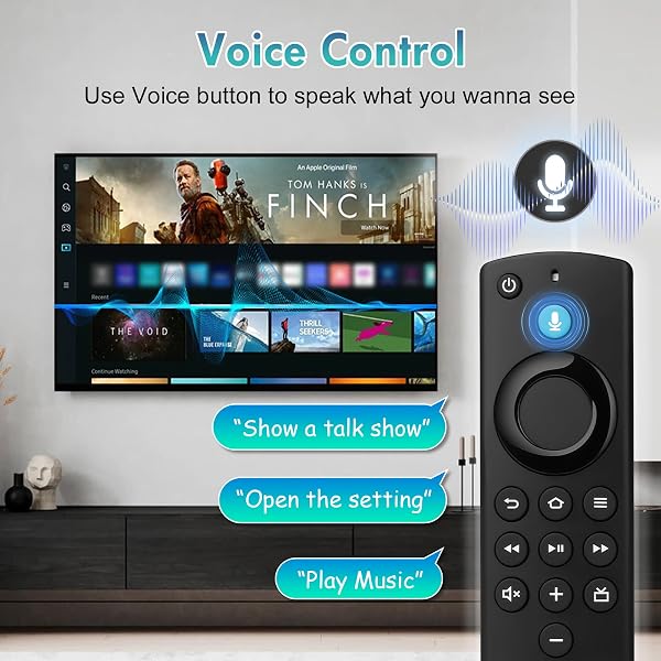 Replacement Remote Compatible with Firestick Remote, Remote for TV Stick 4K/4K Max(1st/2nd Gen), TV Stick (HD, Lite), TV Cube - 4