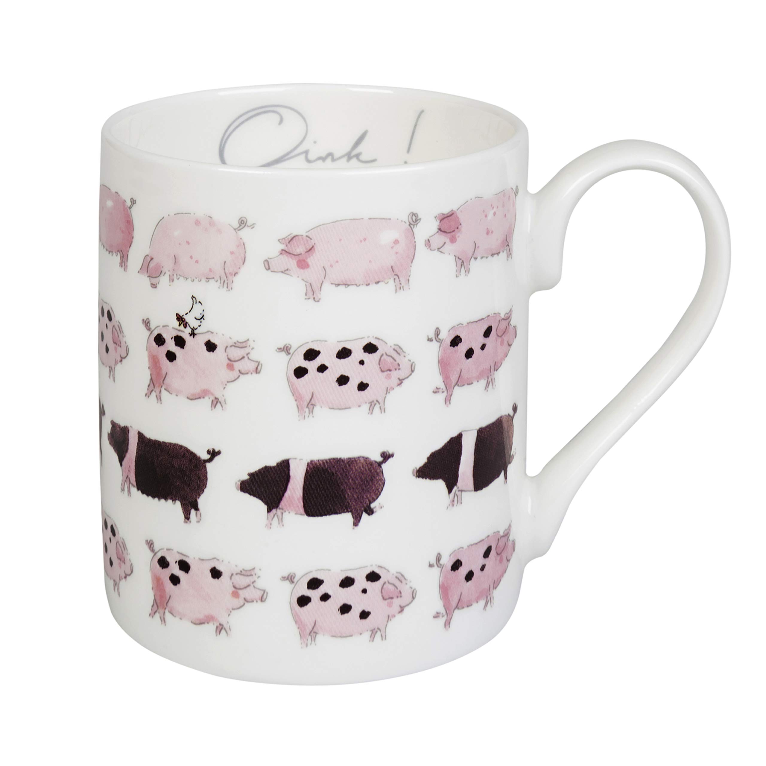 Sophie Allport White Pigs Oink! Mug - Standard
