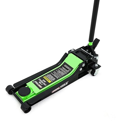 OEMTOOLS 24838 2 Ton Low Profile Floor Jack - 2-3/4' to 24' Lift Range for Trucks, Cars & SUVs