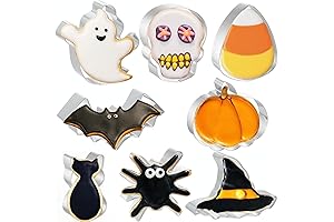 Halloween Cookie Cutters 8 PCS, Essential for Halloween Baking