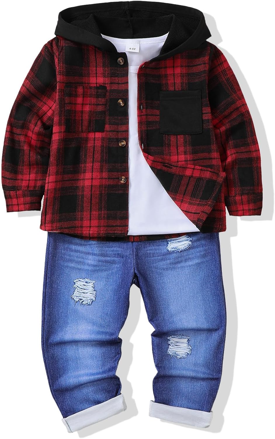 Renotemy Toddler Boy Clothes Fall Little Boys 3 Piece Outfit Sets 2-7Years