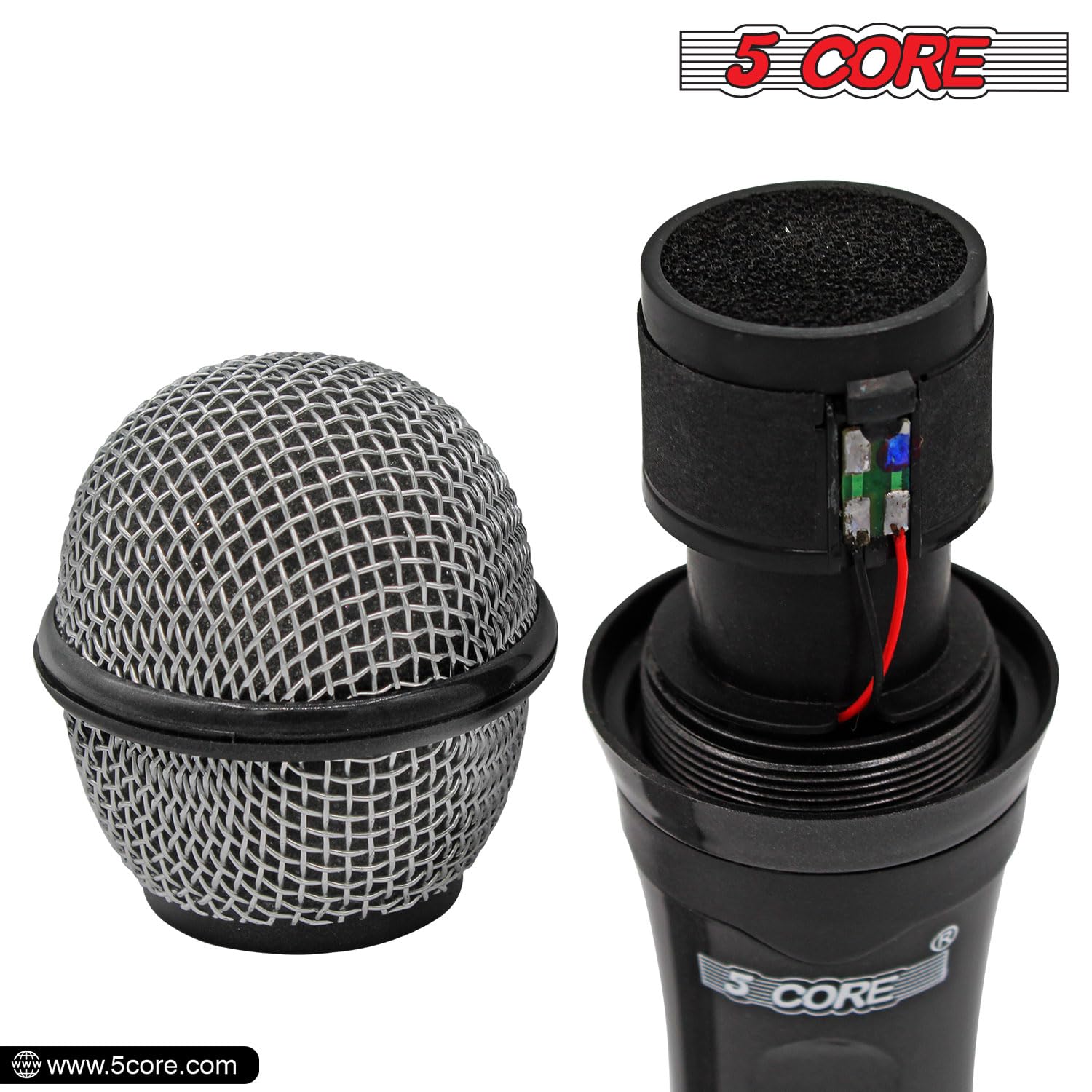 micco⭐︎ Amazon.com: 5 CORE Microphone Dynamic Vocal Handheld Mic Cardioid