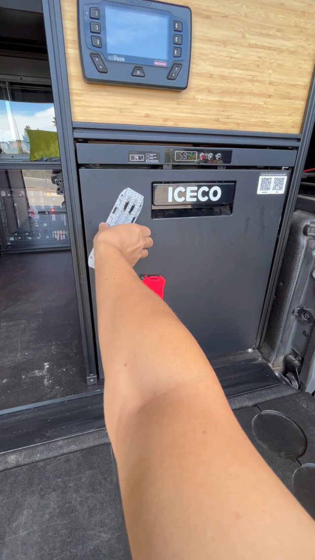 Image of ICECO BF65 12 Volt Refrigerator, RV Refrigerator with Secop Compressor, 66 Quart(2.2cu.ft) Car Fridge Freezer, APP Control, 12 /24V DC Compressor Refrigerator, Electric Cooler for Truck, RV, Yacht