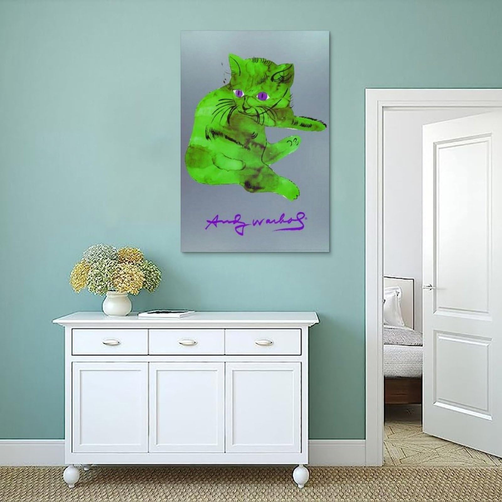 Andy Warhol サムという名の猫 ポスター 壁掛け ポストカード Amazon